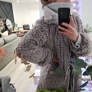 Faux fur coat/ jacket Avec Les Filles